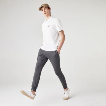 Lacoste Lacoste x National Geographic Regular Fit Organic Cotton Polo Shirt Pánské - Polo Bílé | CZ-